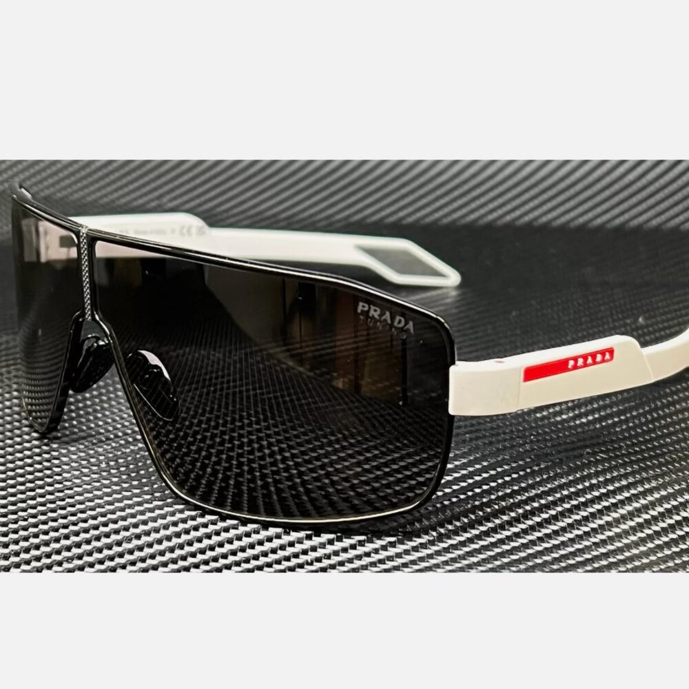 Prada Men's 74mm Black Sunglasses